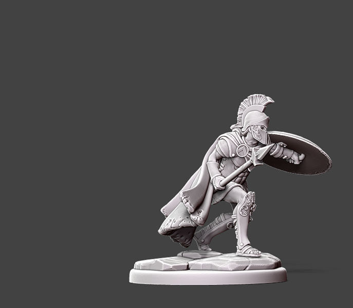 spartan vanguard bundle - 35mm scale 3D print model_8