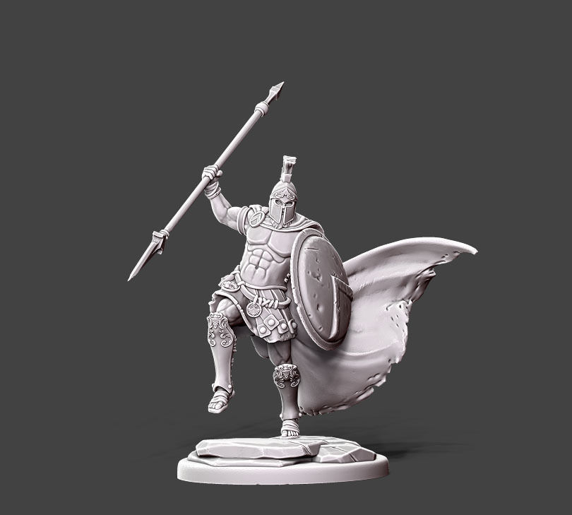 spartan vanguard bundle - 35mm scale 3D print model_1