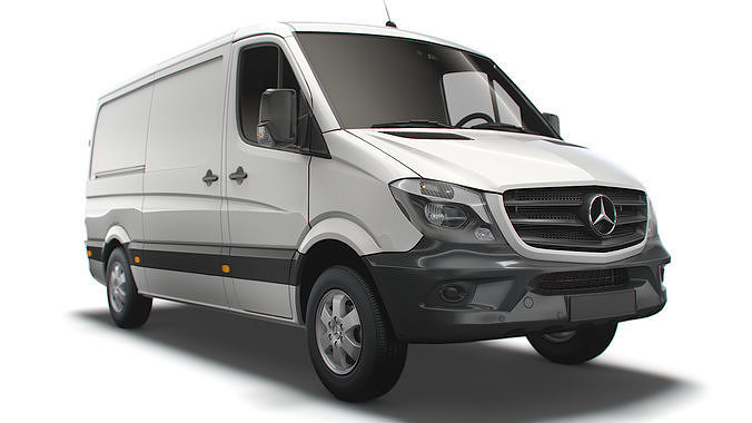 Mercedes Benz Sprinter Van L2H1 2018 3D model