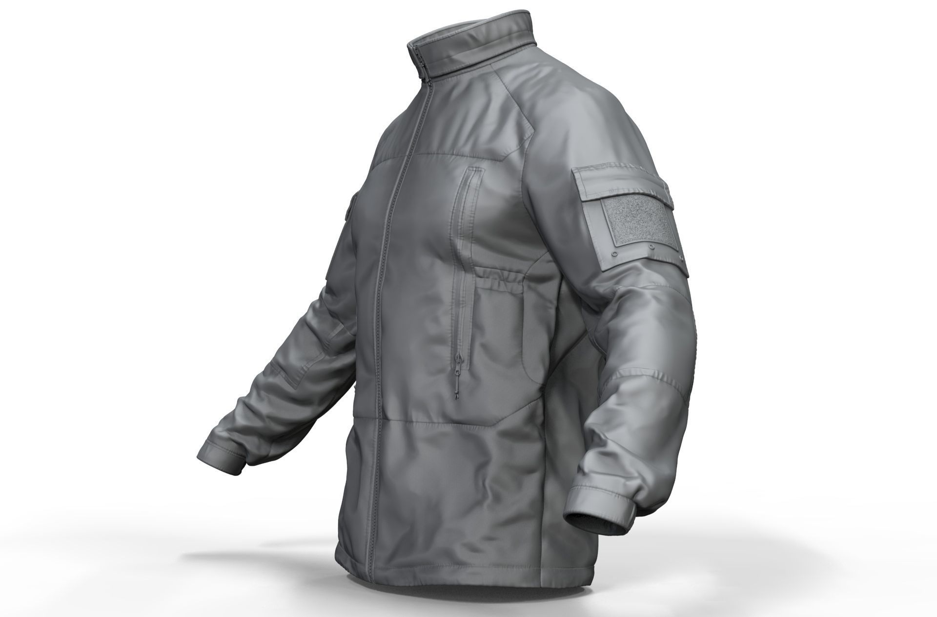 PCU Level 5 Softshell Jacket - High Poly  3D model_2