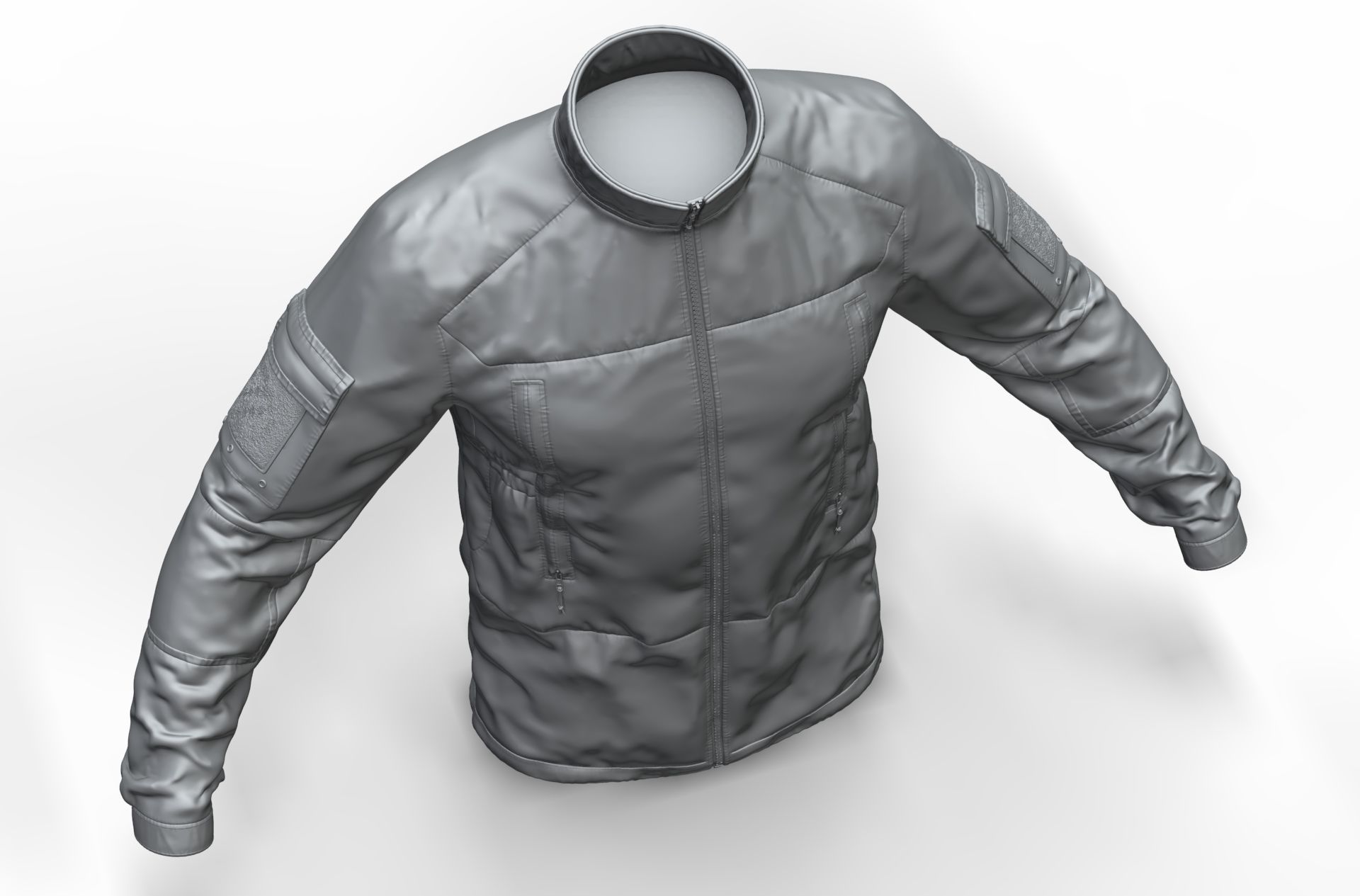 PCU Level 5 Softshell Jacket - High Poly  3D model_14