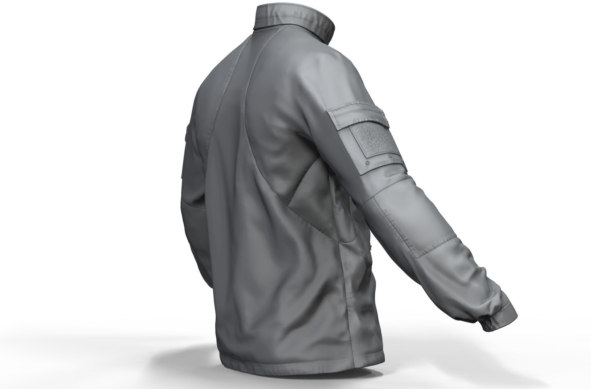 PCU Level 5 Softshell Jacket - High Poly  3D model_8