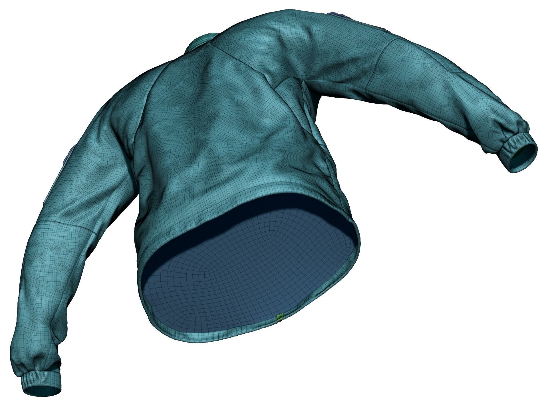 PCU Level 5 Softshell Jacket - High Poly  3D model_26