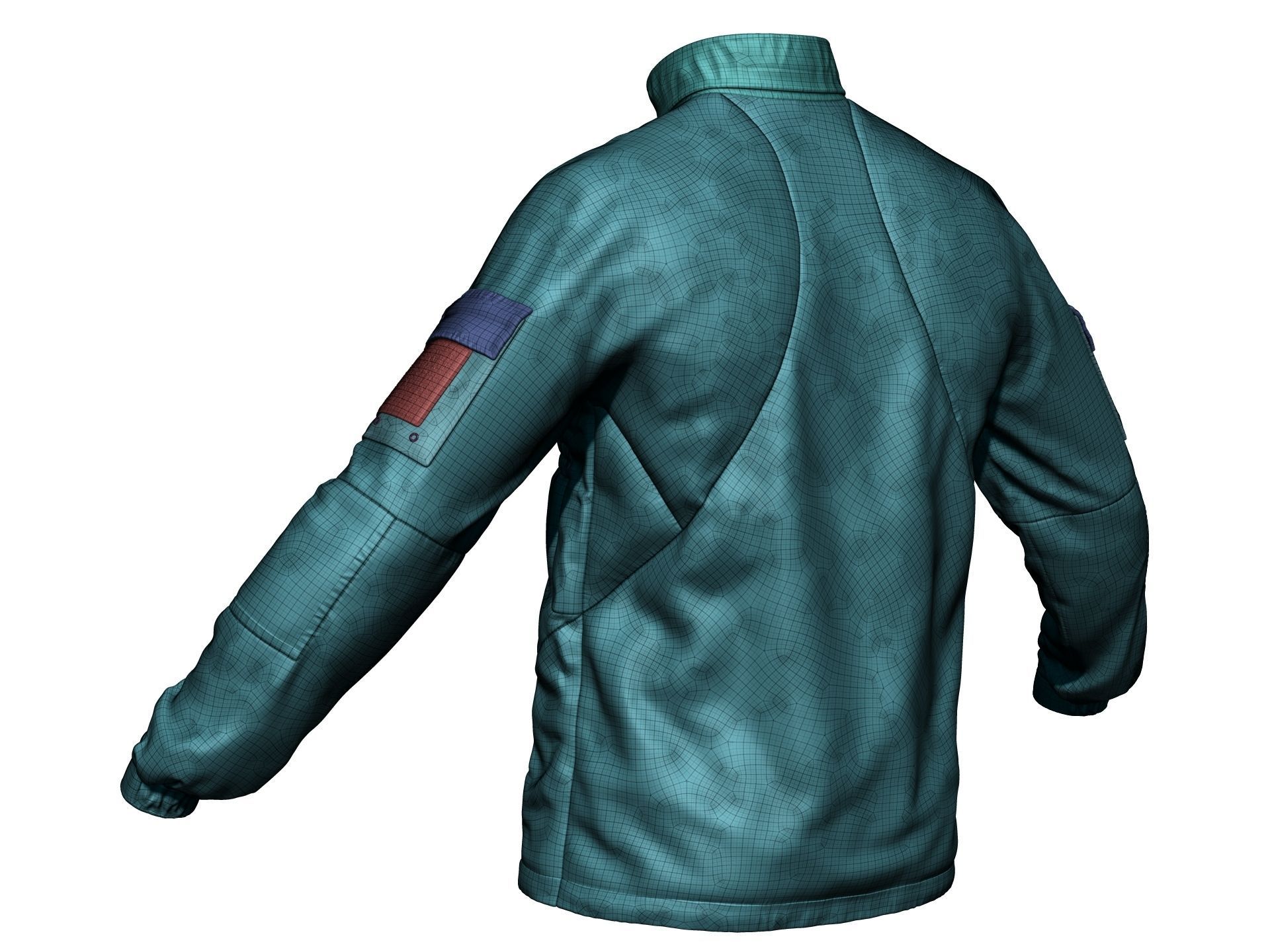 PCU Level 5 Softshell Jacket - High Poly  3D model_19