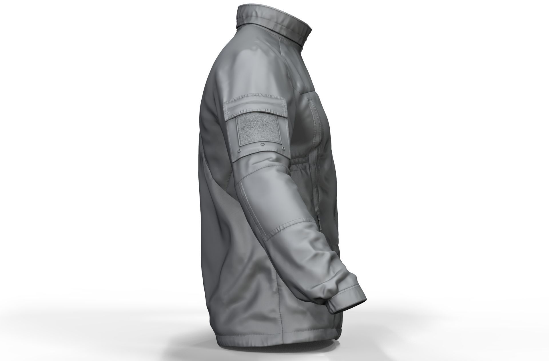 PCU Level 5 Softshell Jacket - High Poly  3D model_9