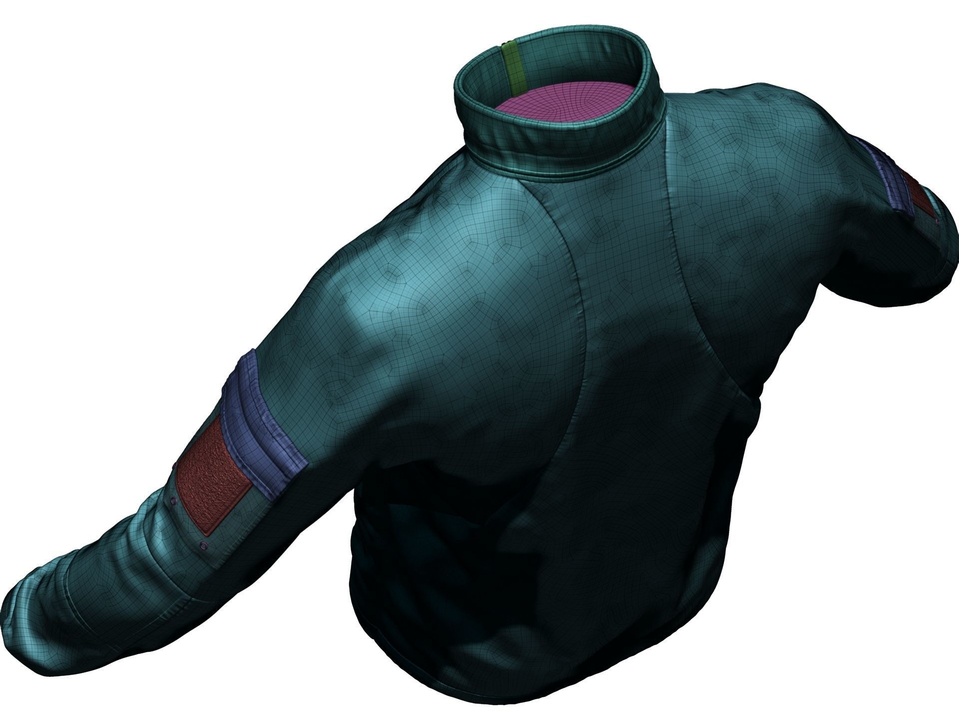 PCU Level 5 Softshell Jacket - High Poly  3D model_25