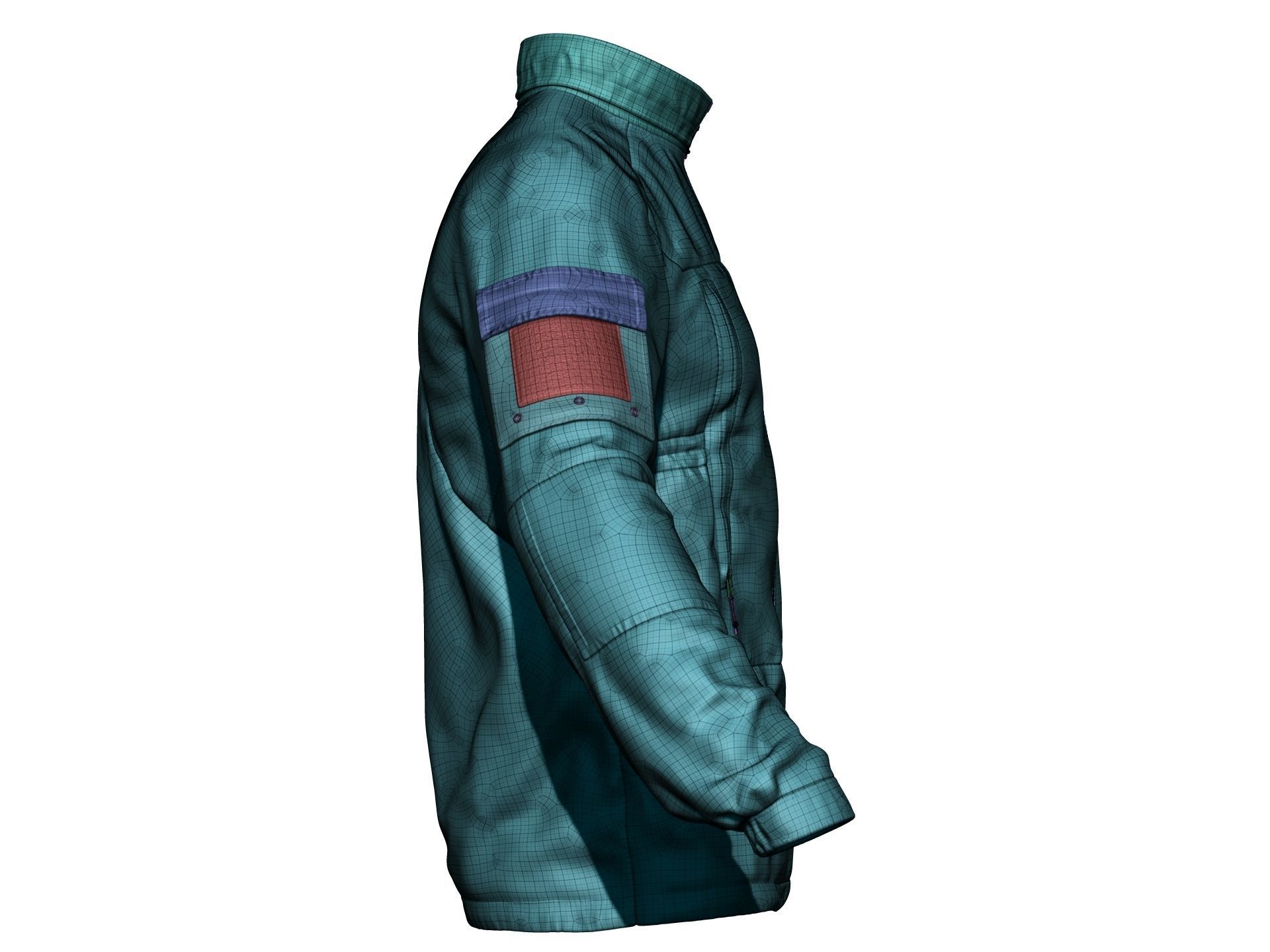 PCU Level 5 Softshell Jacket - High Poly  3D model_22