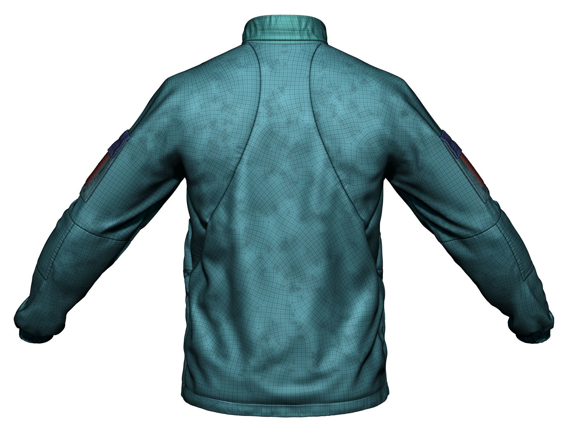 PCU Level 5 Softshell Jacket - High Poly  3D model_20