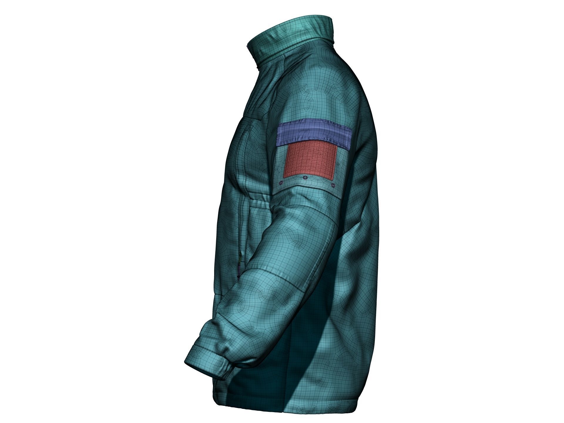 PCU Level 5 Softshell Jacket - High Poly  3D model_18