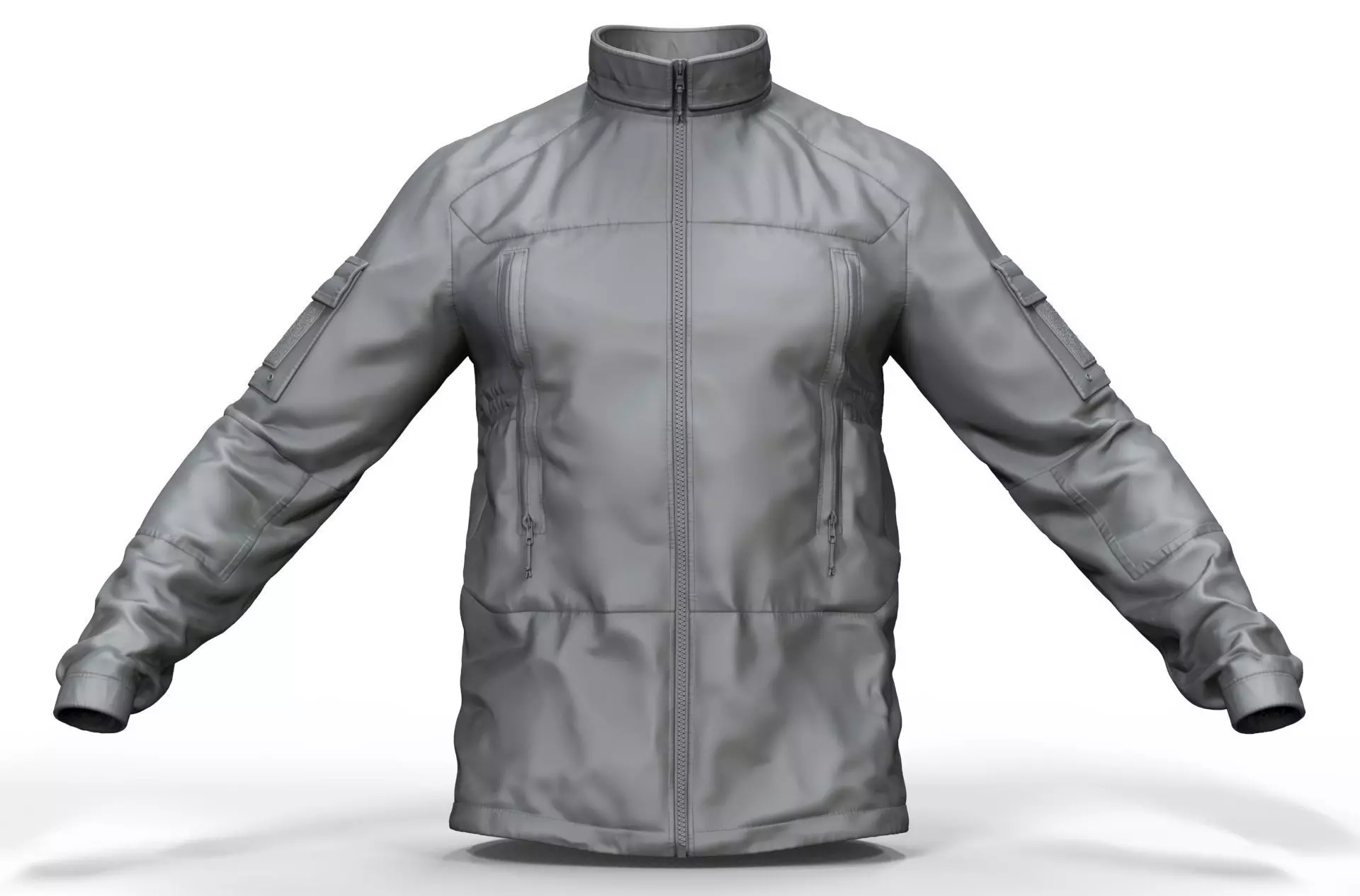 PCU Level 5 Softshell Jacket - High Poly  3D model_0