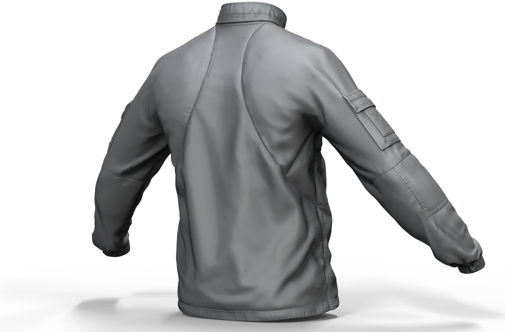 PCU Level 5 Softshell Jacket - High Poly  3D model_7