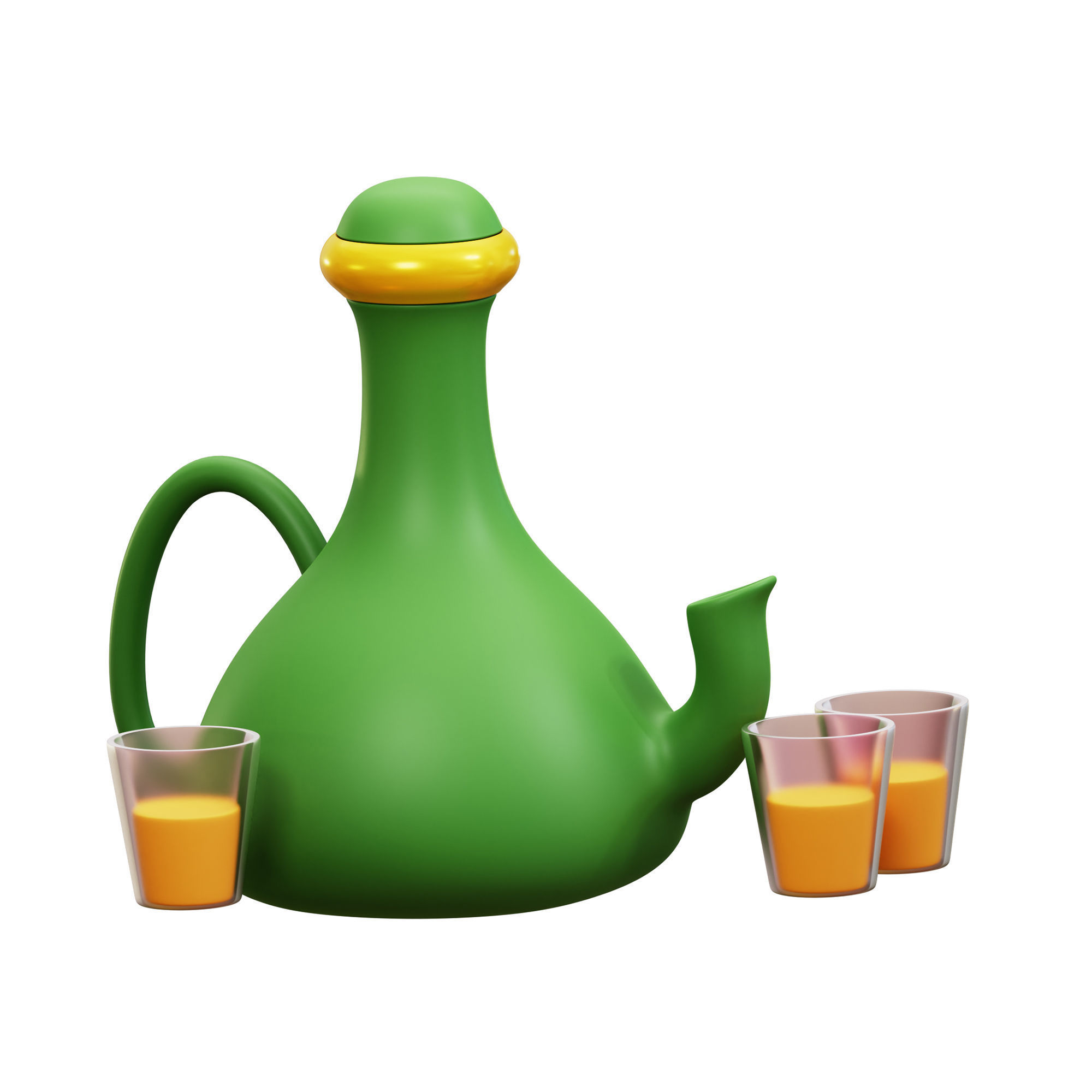 Ramadhan Icon Pack 3D Model Low-poly 3D model_26