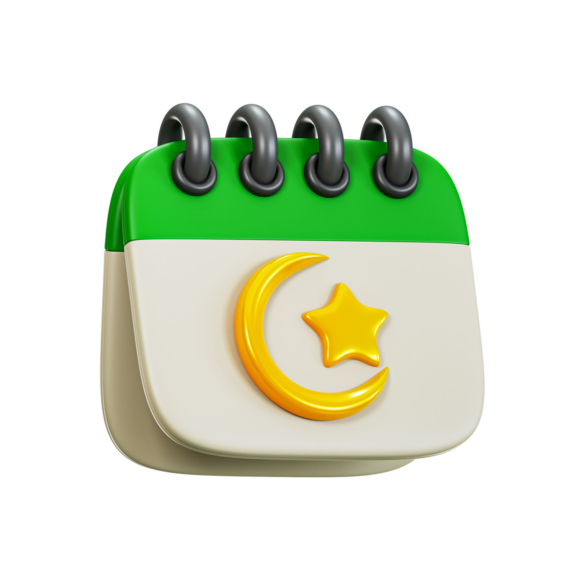 Ramadhan Icon Pack 3D Model Low-poly 3D model_8