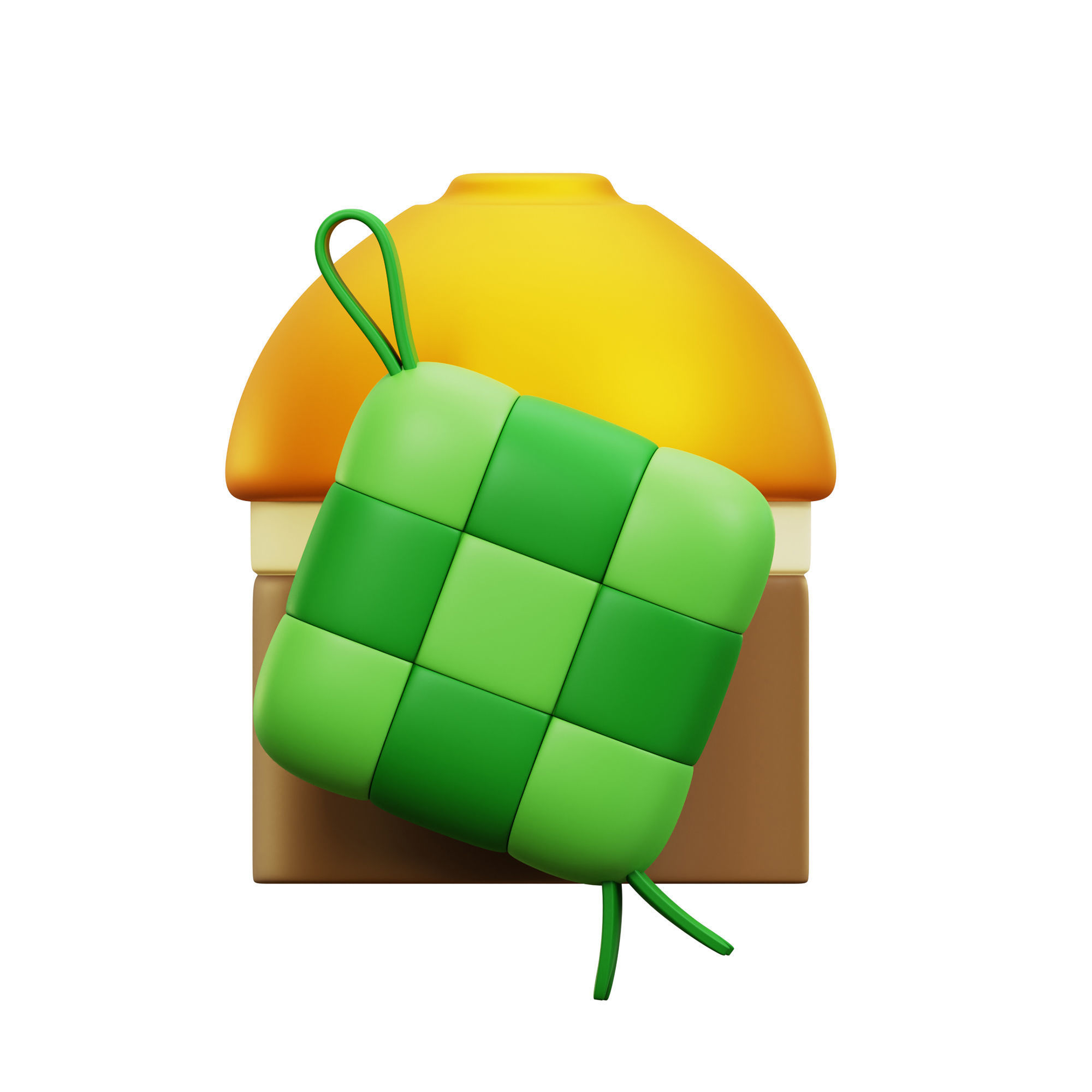 Ramadhan Icon Pack 3D Model Low-poly 3D model_52