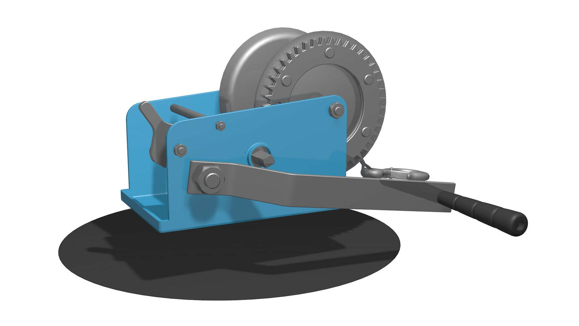  WINCH CAR for SUVs and ATV R4 3D model_3