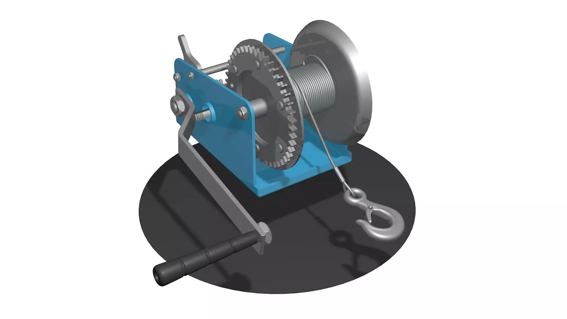  WINCH CAR for SUVs and ATV R4 3D model_0