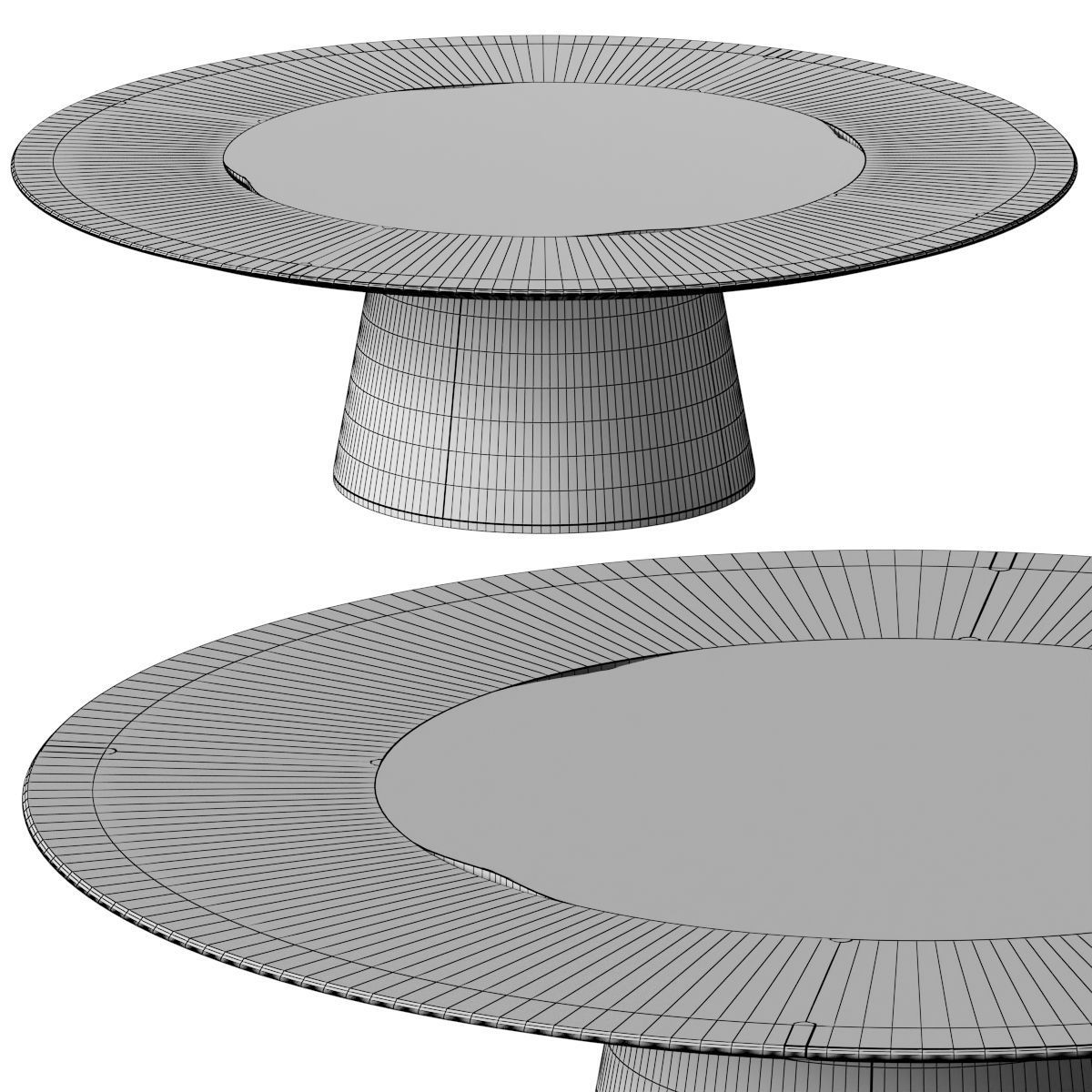 Fang Table by Giorgetti 3D model_1