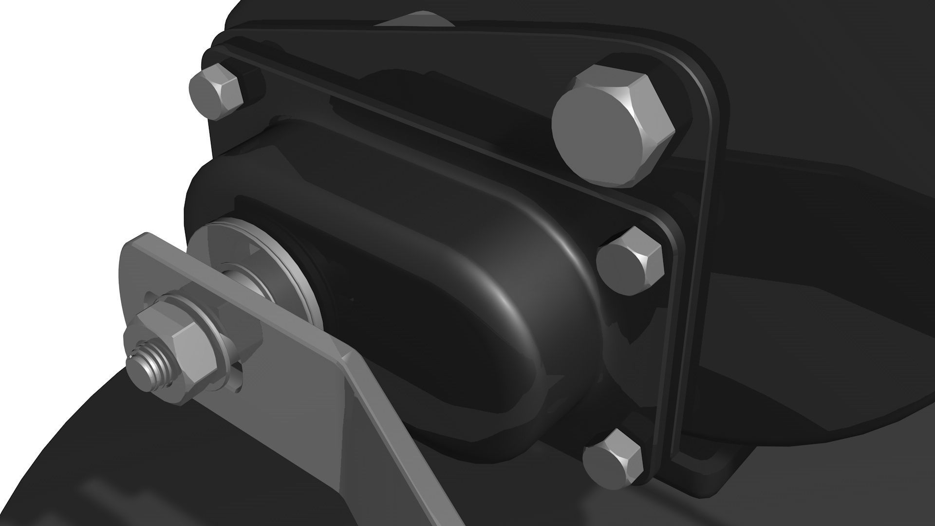 WINCH CAR for SUVs and ATV R3 3D model_5