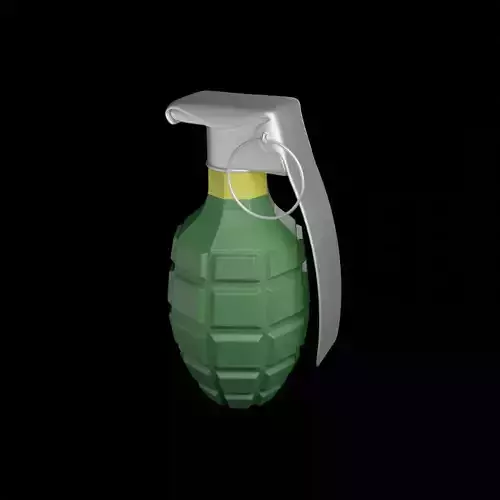 low-poly Grenade 