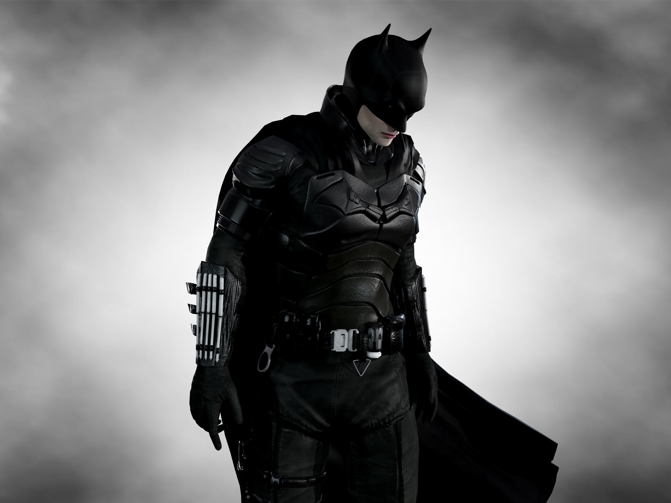 Batman 2022 Low-poly 3D model_2