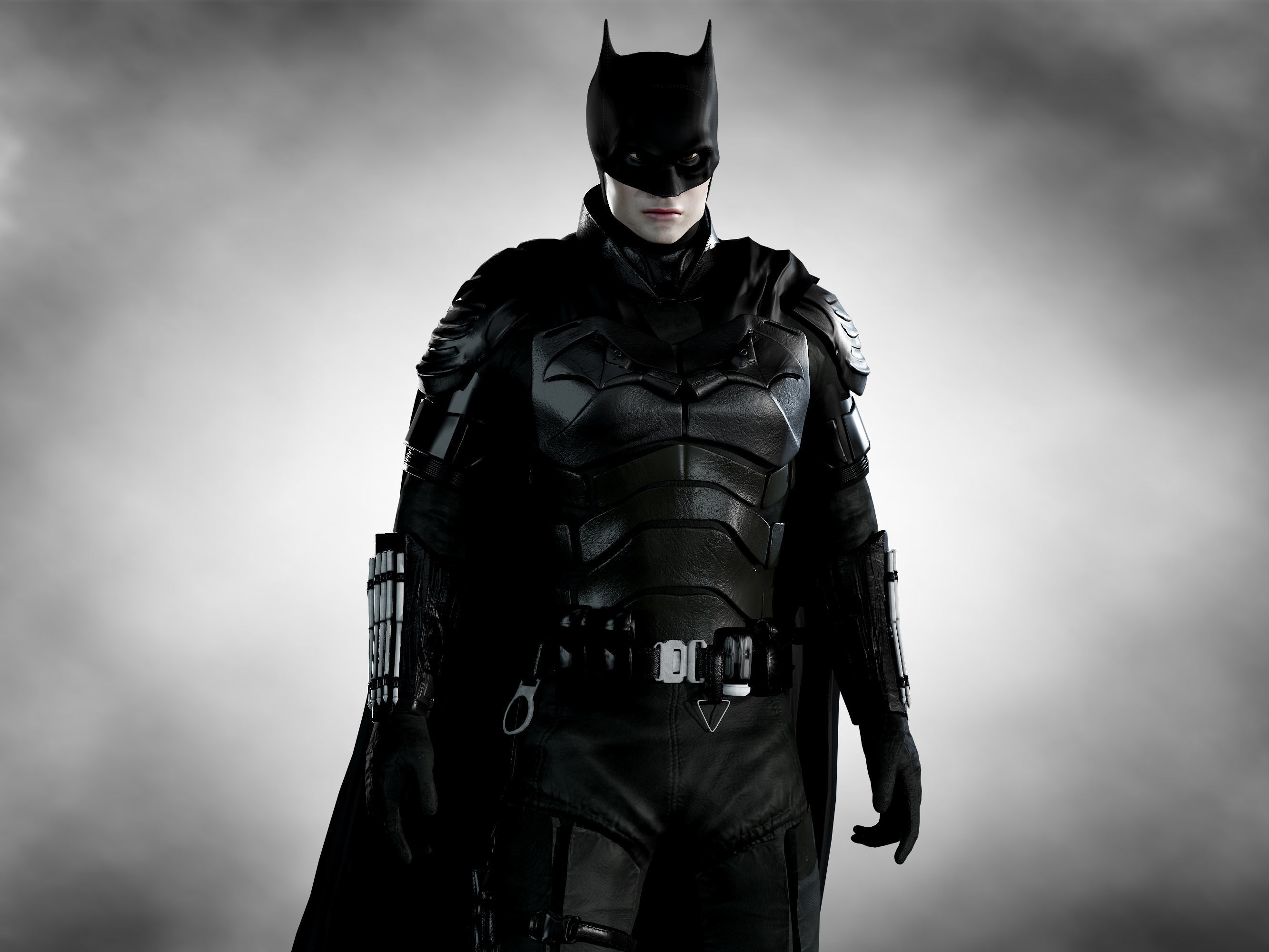 Batman 2022 Low-poly 3D model_5