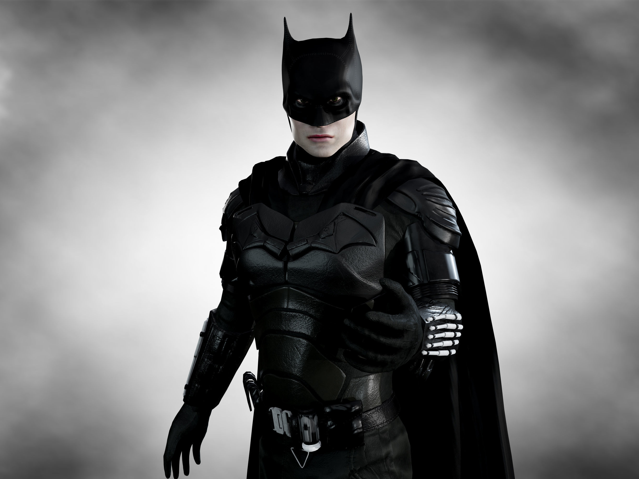 Batman 2022 Low-poly 3D model_6