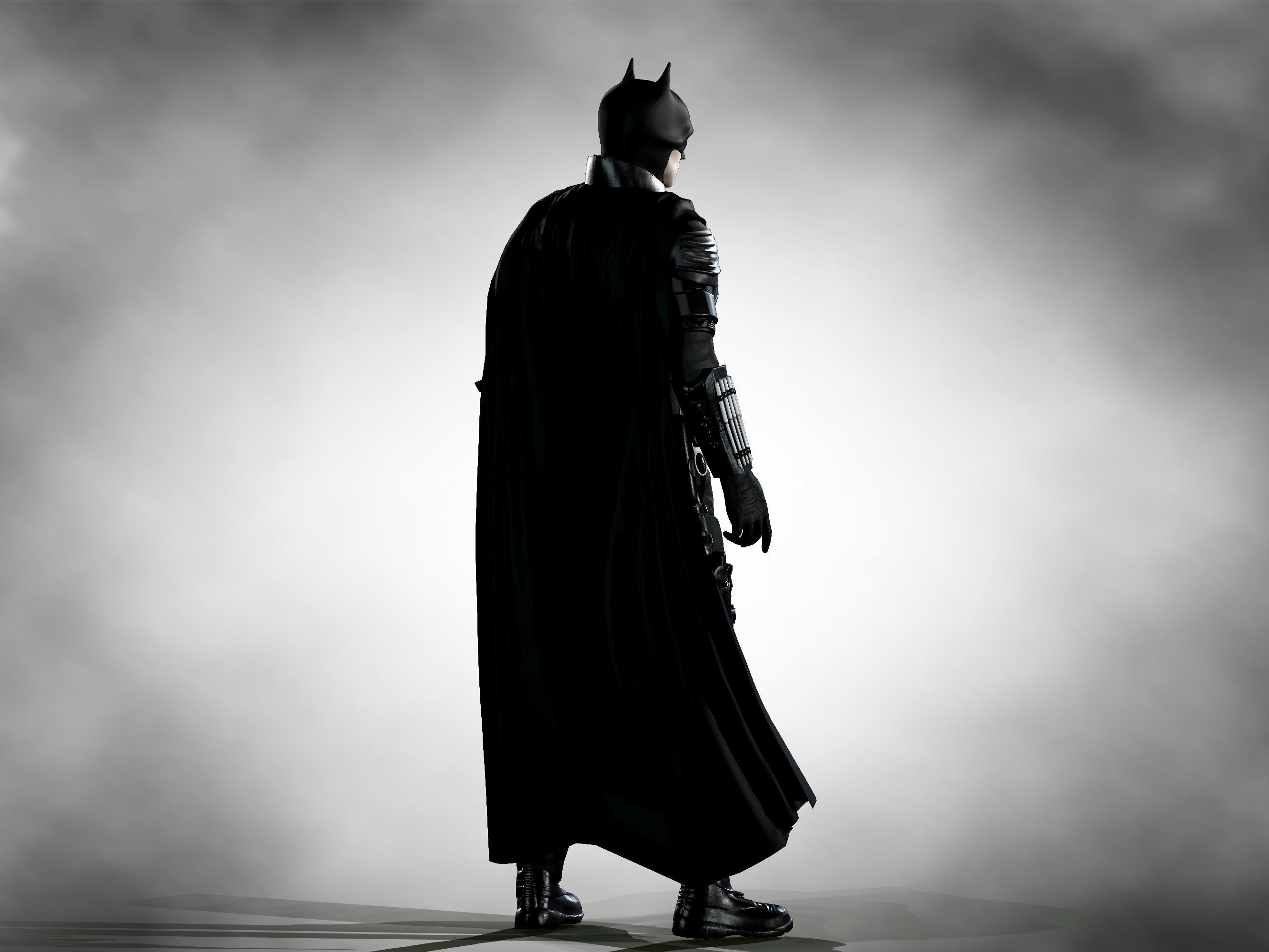 Batman 2022 Low-poly 3D model_4