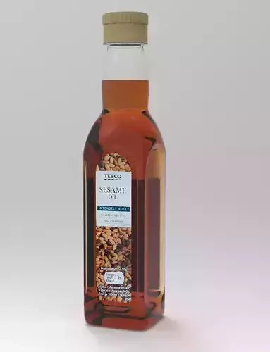 Small 250ml plastic sesame oil bottle