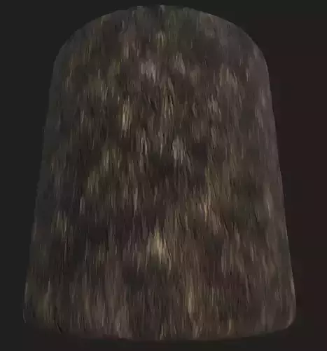 Tilable Realistic Fur Material Texture