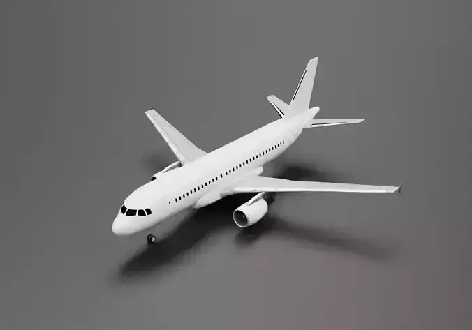 Airbus A319-200 3D model