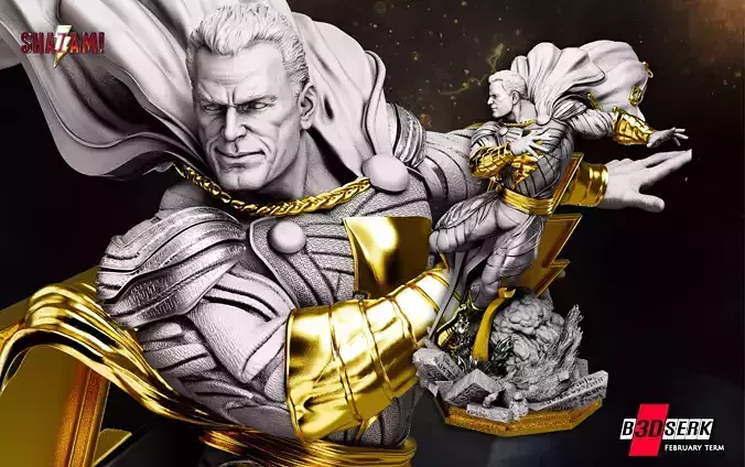 B3DSERK February Term Shazam Sculpture 3D print model