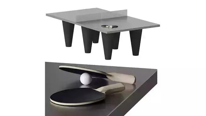 Romulus ping pong table by AREA