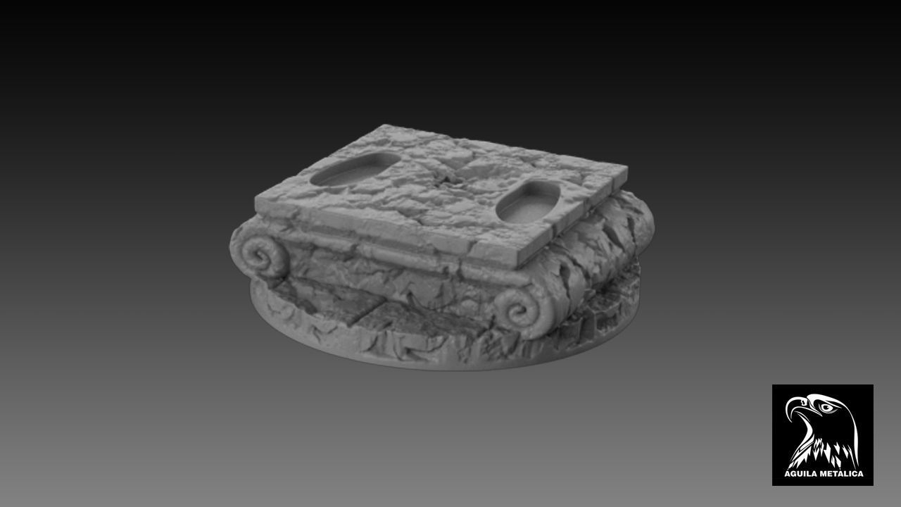 Saint Seiya Patriarca Arles - Base para Myth Cloth EX - STL 3D print model_4