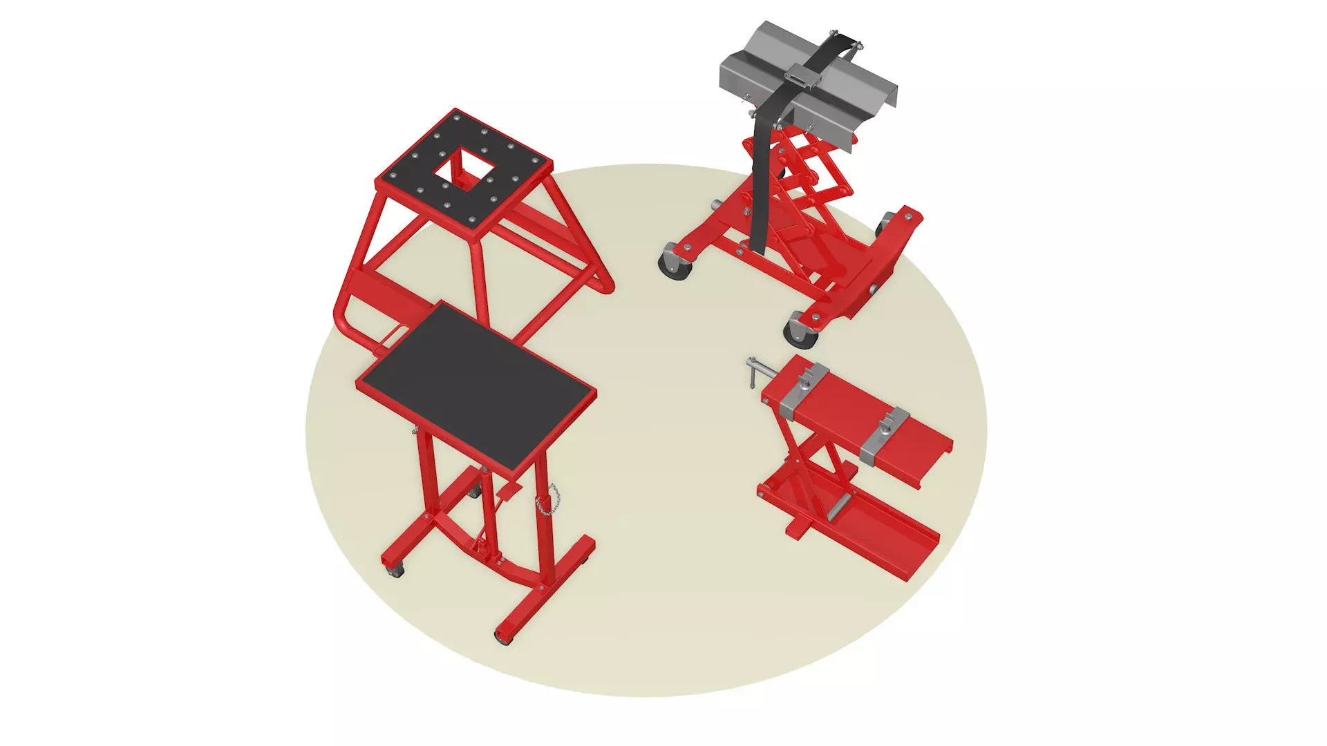 Motorcycle lifts 4  3D model_0