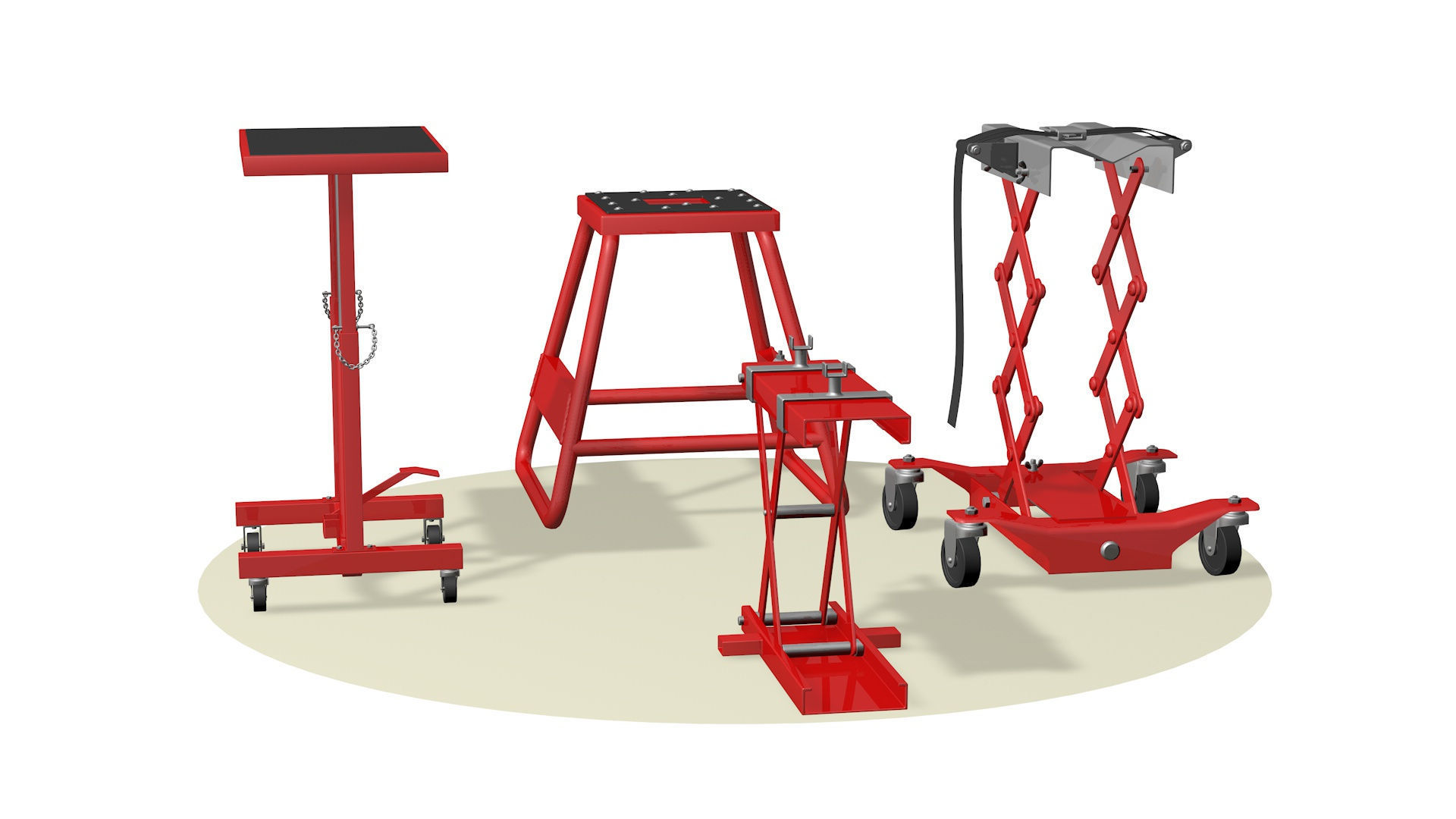Motorcycle lifts 4  3D model_3