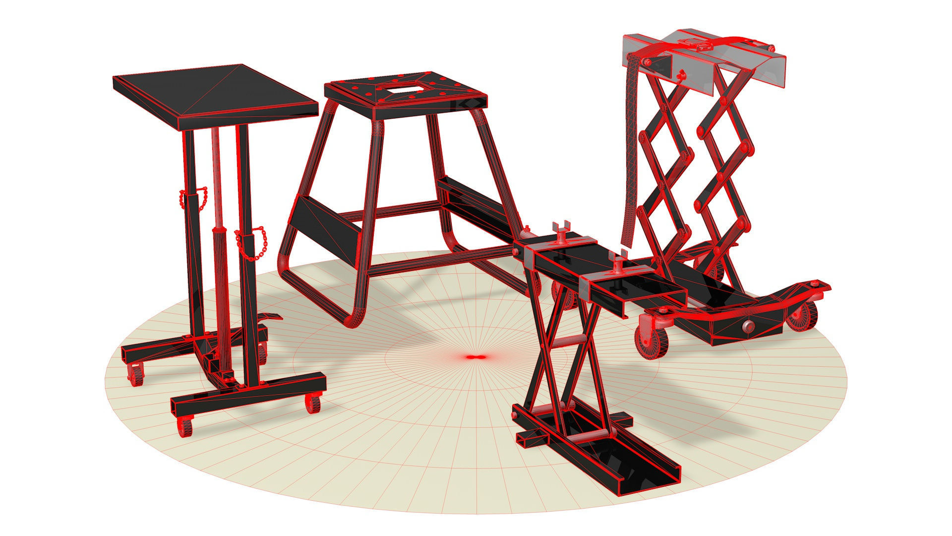 Motorcycle lifts 4  3D model_10