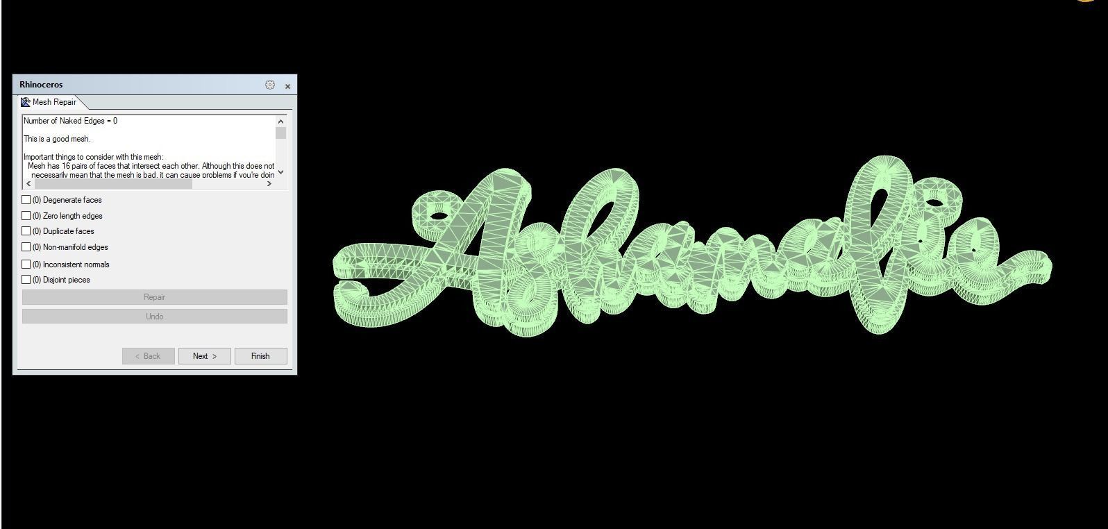 Name necklace Ashamalee 3D print model_6