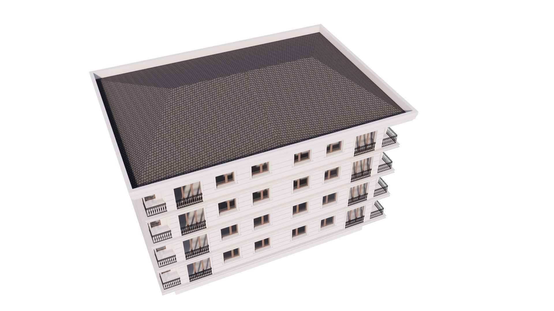 HOUSE 12 Low-poly 3D model_18