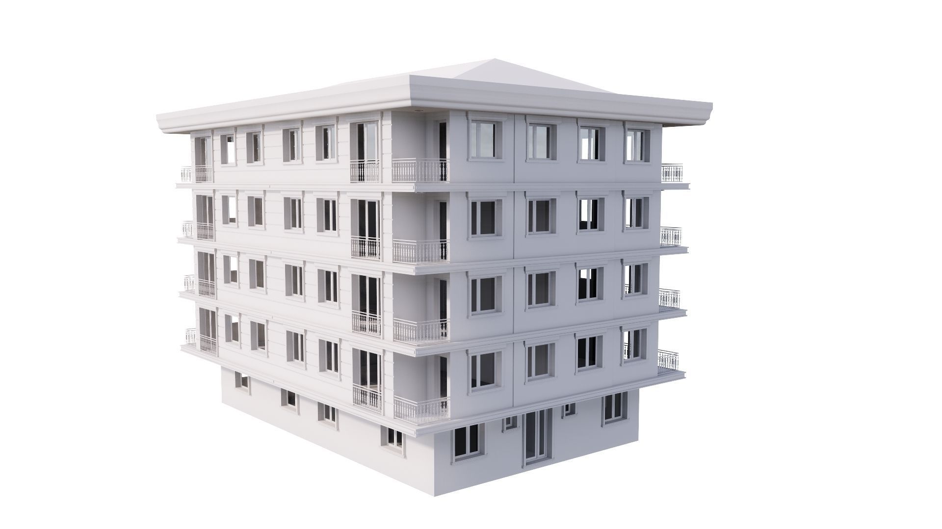 HOUSE 12 Low-poly 3D model_49