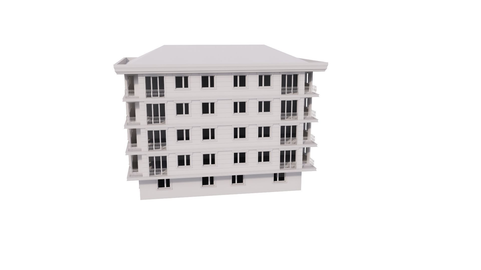 HOUSE 12 Low-poly 3D model_46