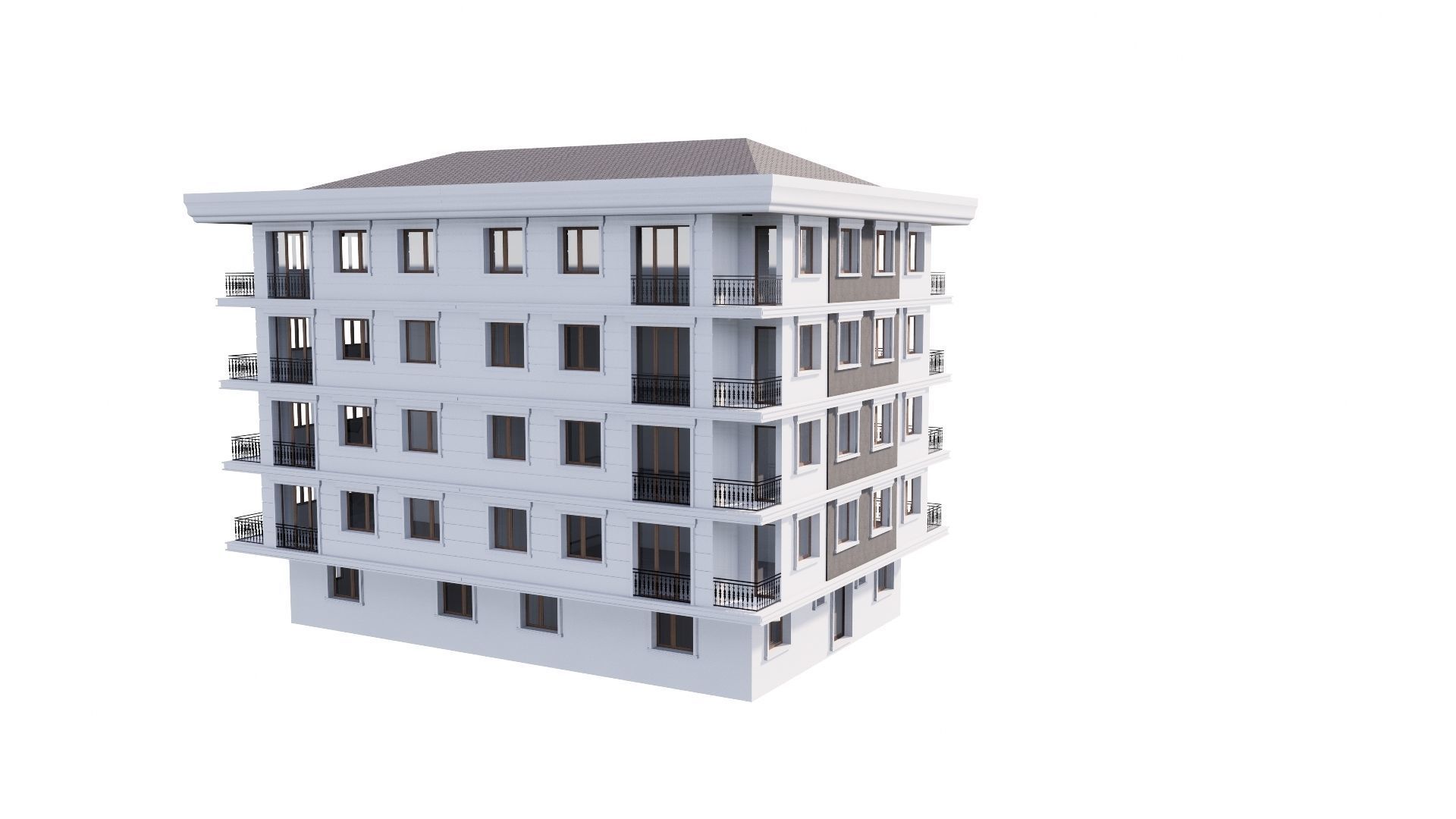 HOUSE 12 Low-poly 3D model_39