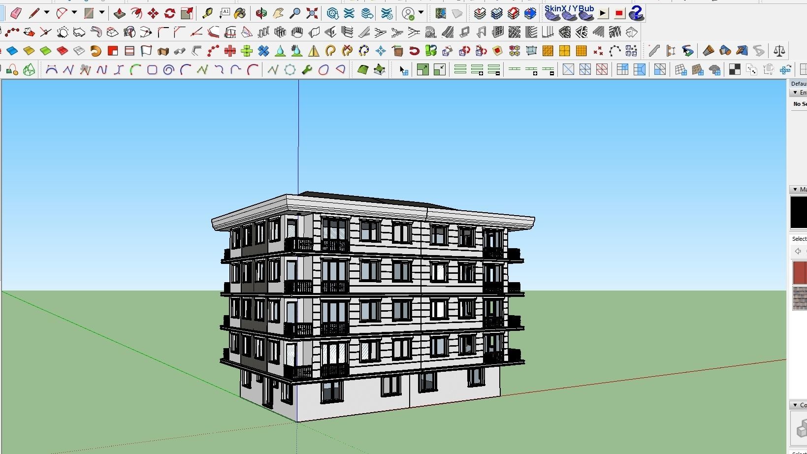 HOUSE 12 Low-poly 3D model_1