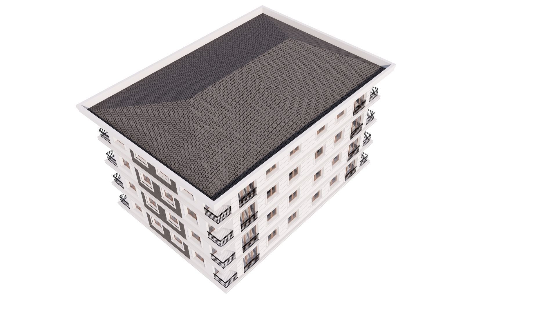 HOUSE 12 Low-poly 3D model_22