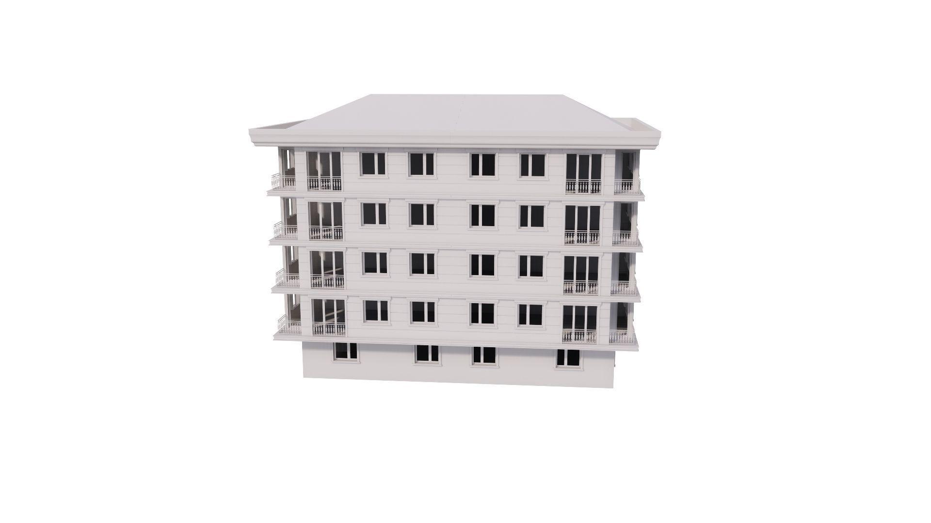 HOUSE 12 Low-poly 3D model_47