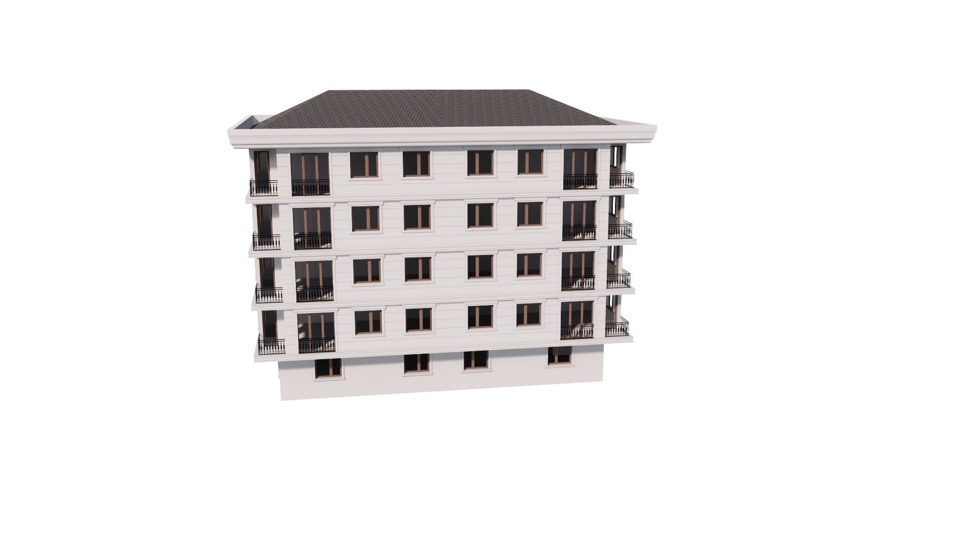 HOUSE 12 Low-poly 3D model_25