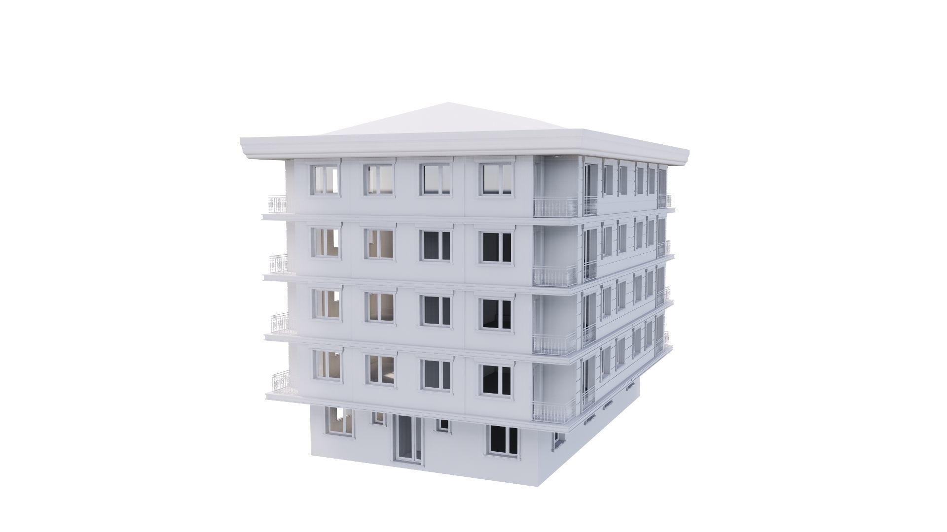 HOUSE 12 Low-poly 3D model_51