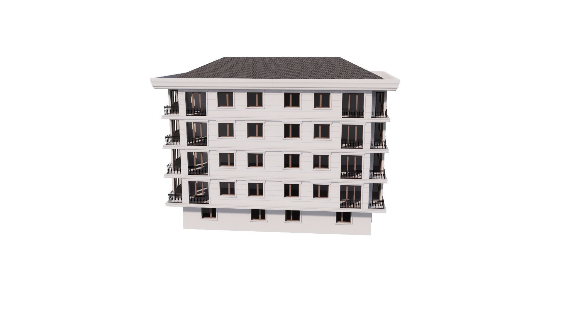HOUSE 12 Low-poly 3D model_27