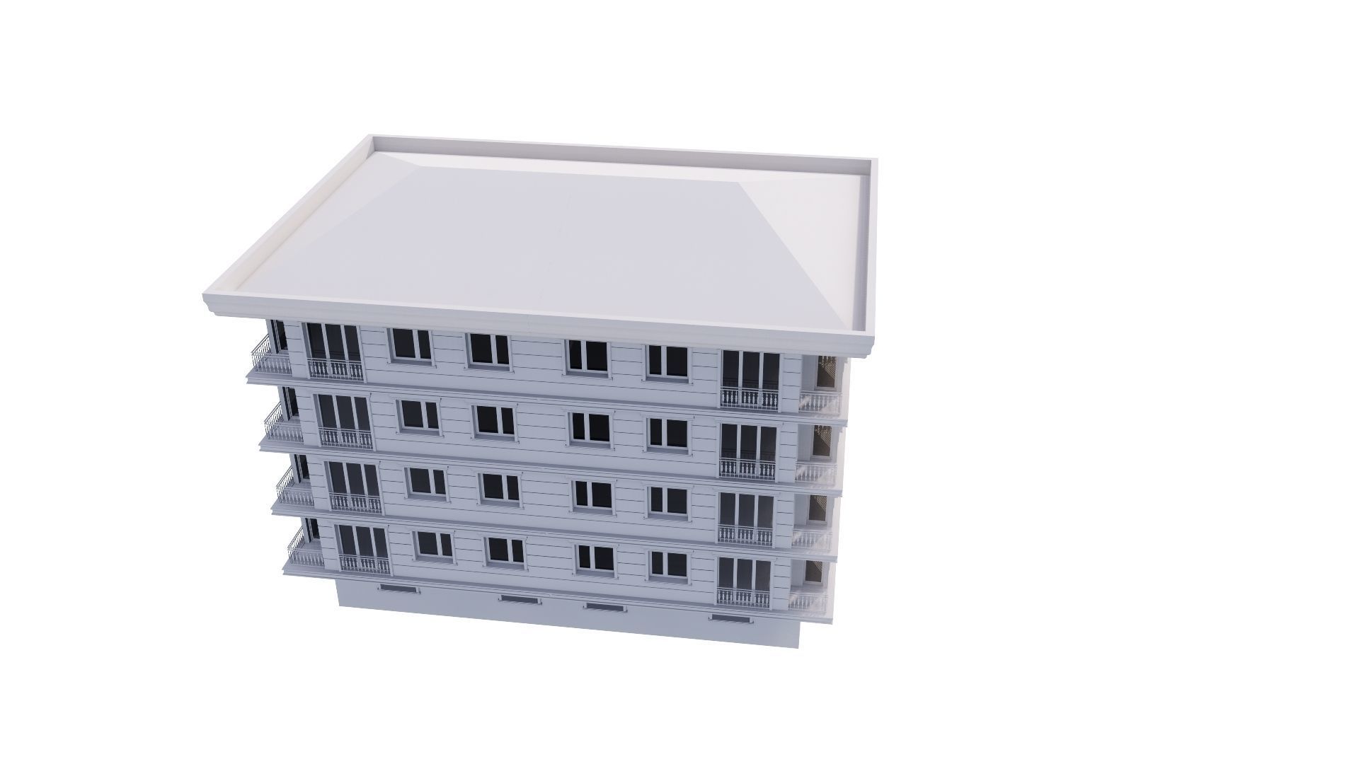 HOUSE 12 Low-poly 3D model_43