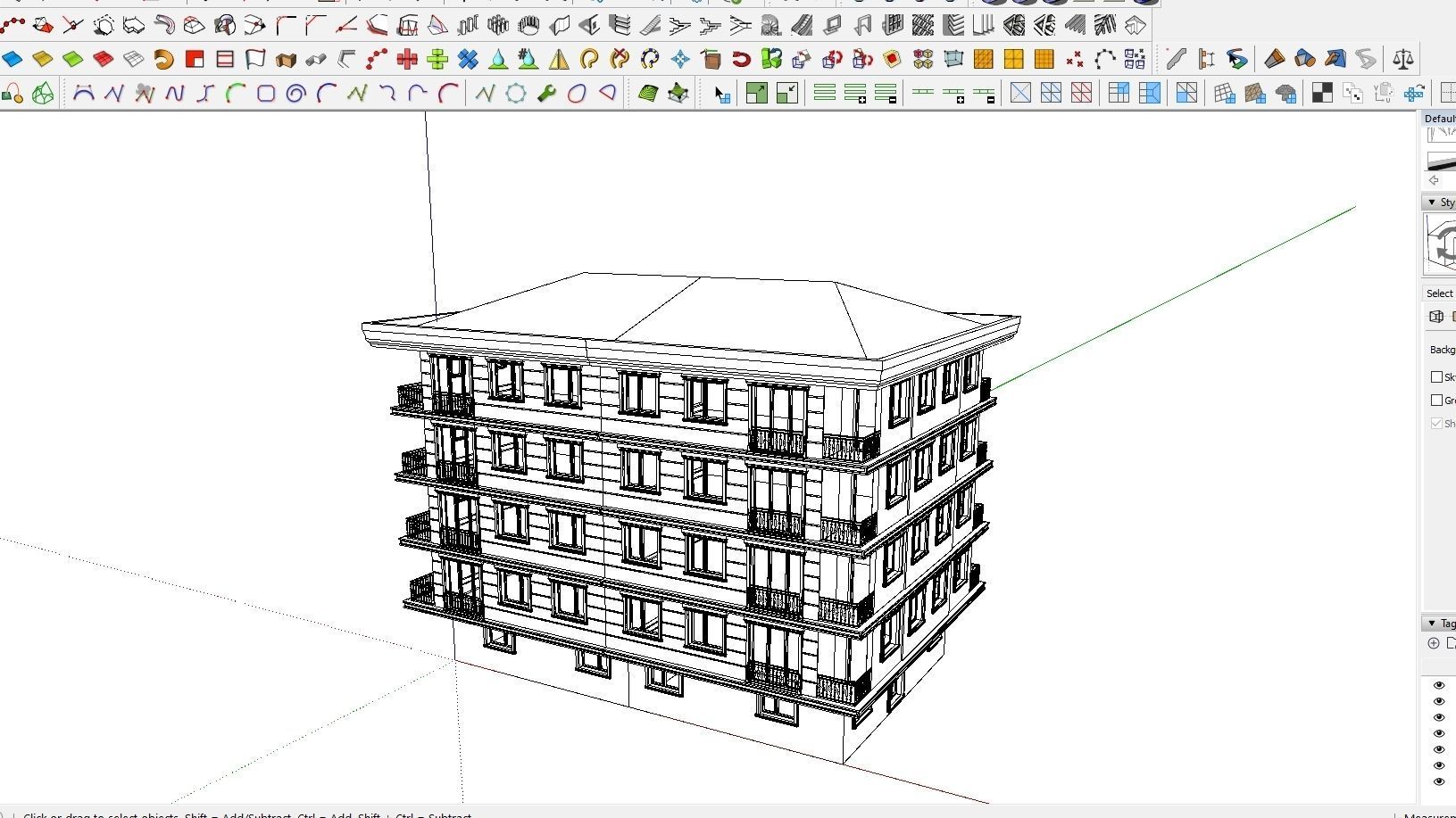 HOUSE 12 Low-poly 3D model_4