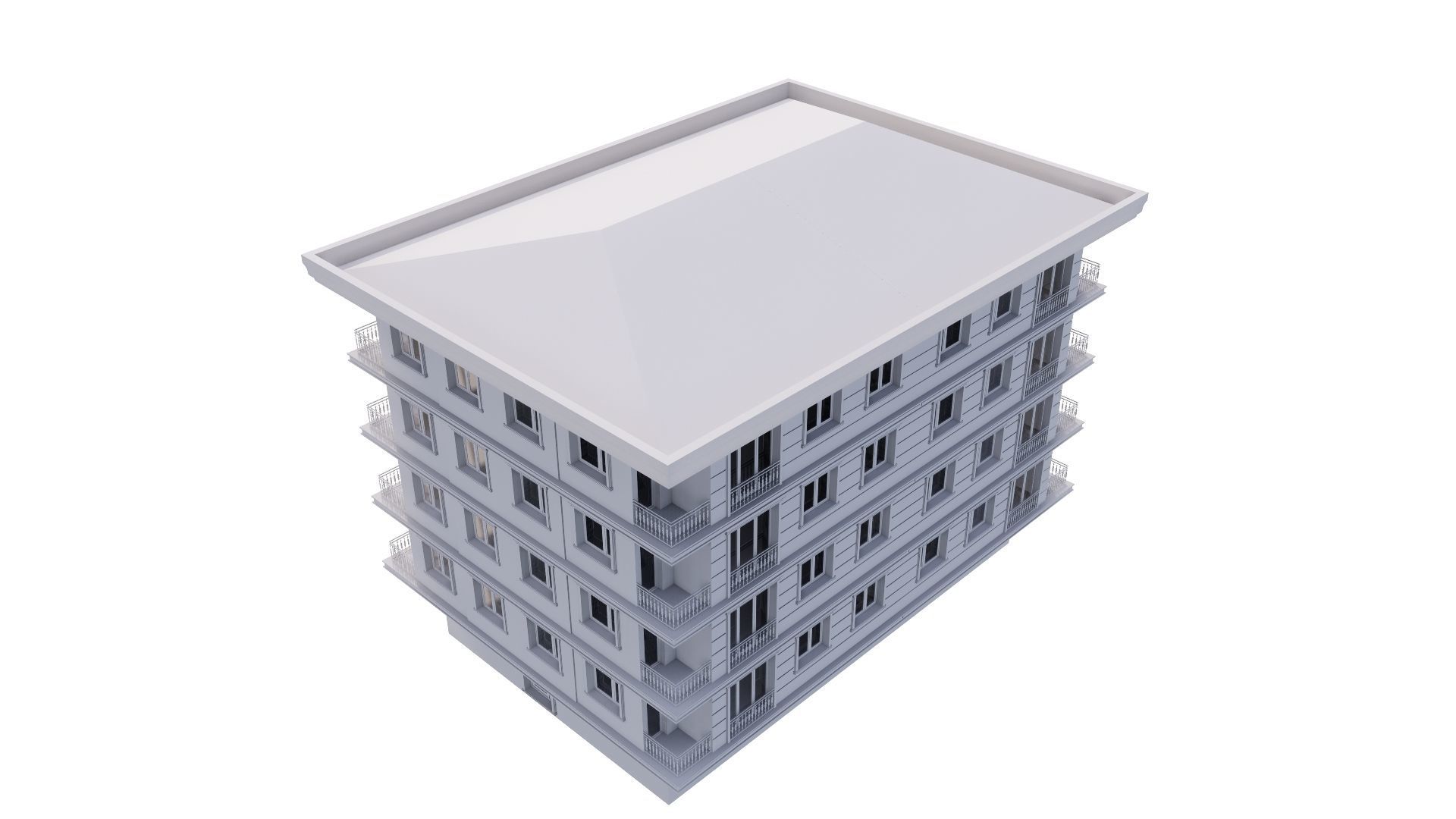 HOUSE 12 Low-poly 3D model_45
